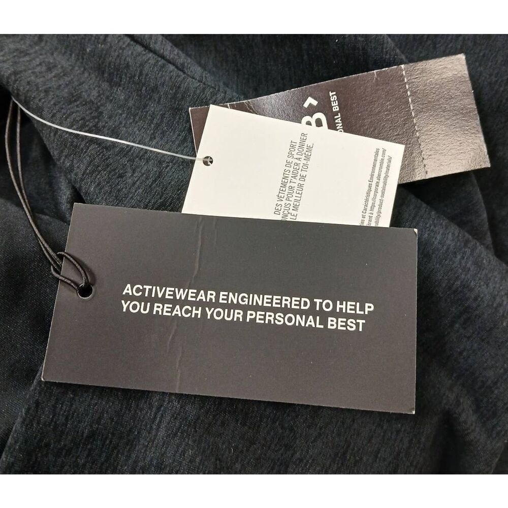 Ypb Abercrombie womens small hybrid wide leg jumpsuit black gray Activewear - Picture 5 of 6